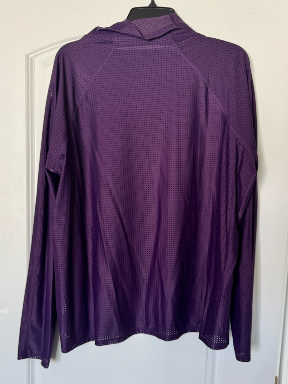 CALIA by Carrie Underwood Purple Mesh-Like Active Top